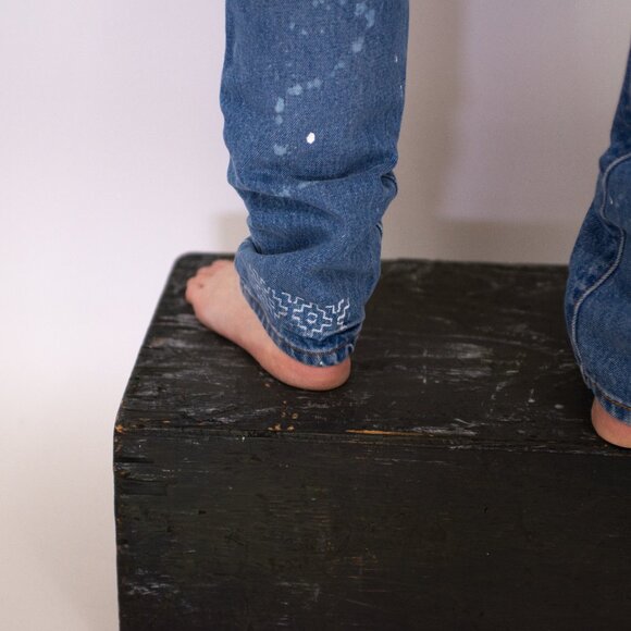 Upcycled Levi’s 501 S Jeans – One of a Kind - Picture 5 of 5